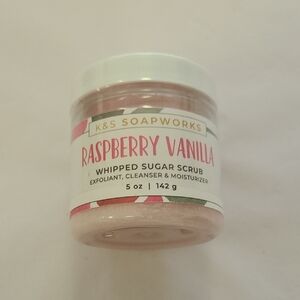 Raspberry Vanilla Sugar Scrub - Soft Pink